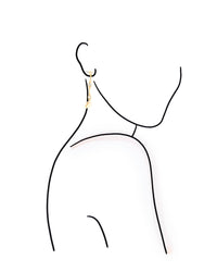 Beige shell earrings on a white background.