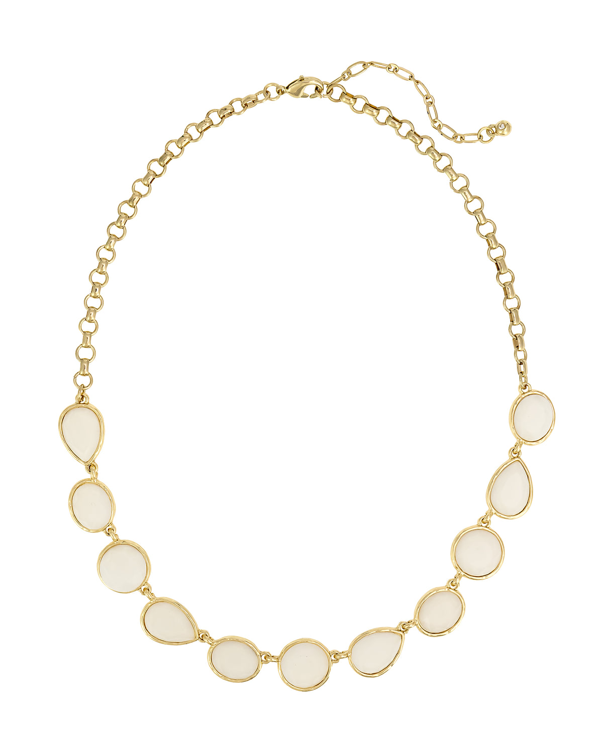 Natural Ethereal Elegance Collar displayed on white background – Dauplaise Jewelry