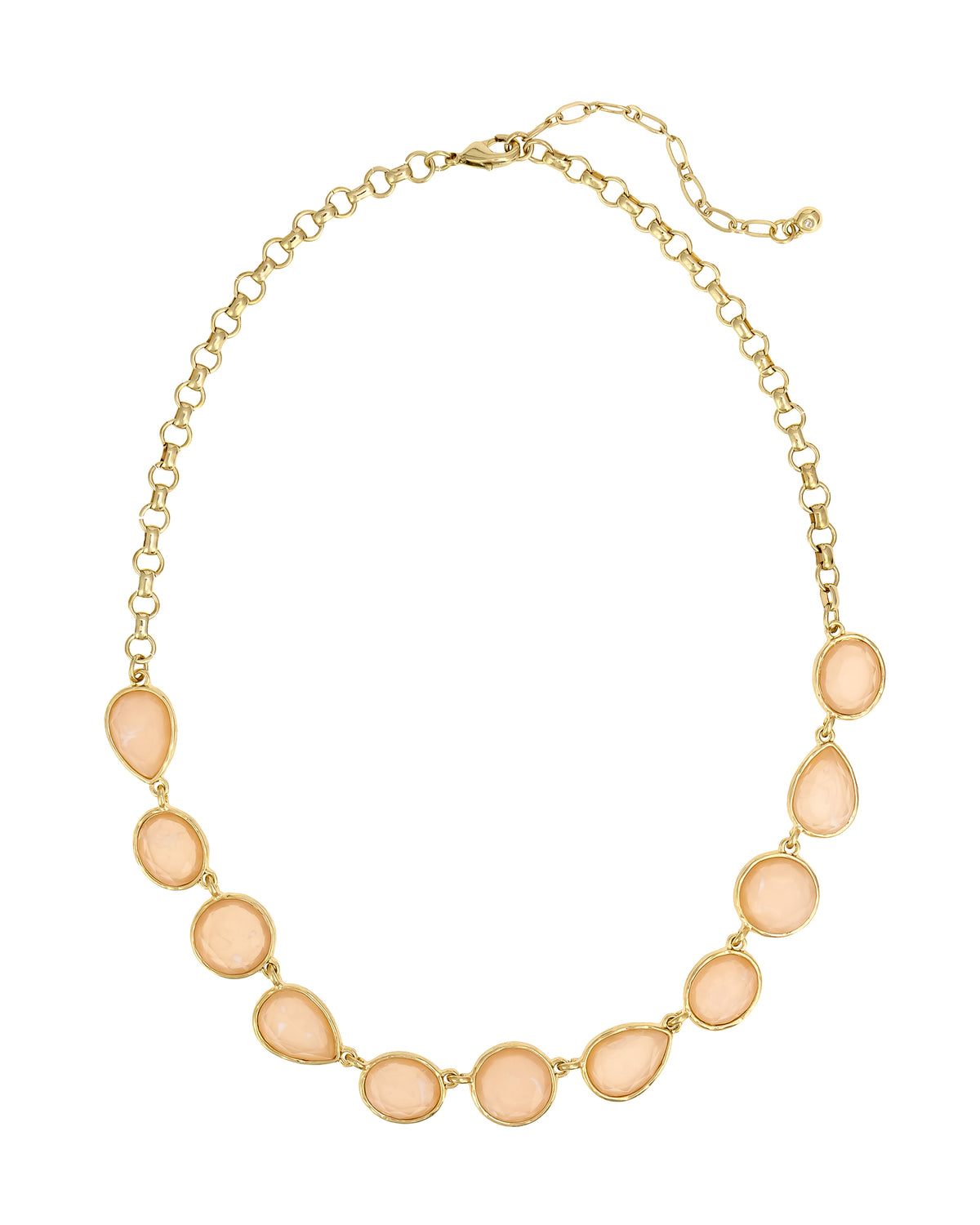 Pink Ethereal Elegance Collar displayed on white background – Dauplaise Jewelry