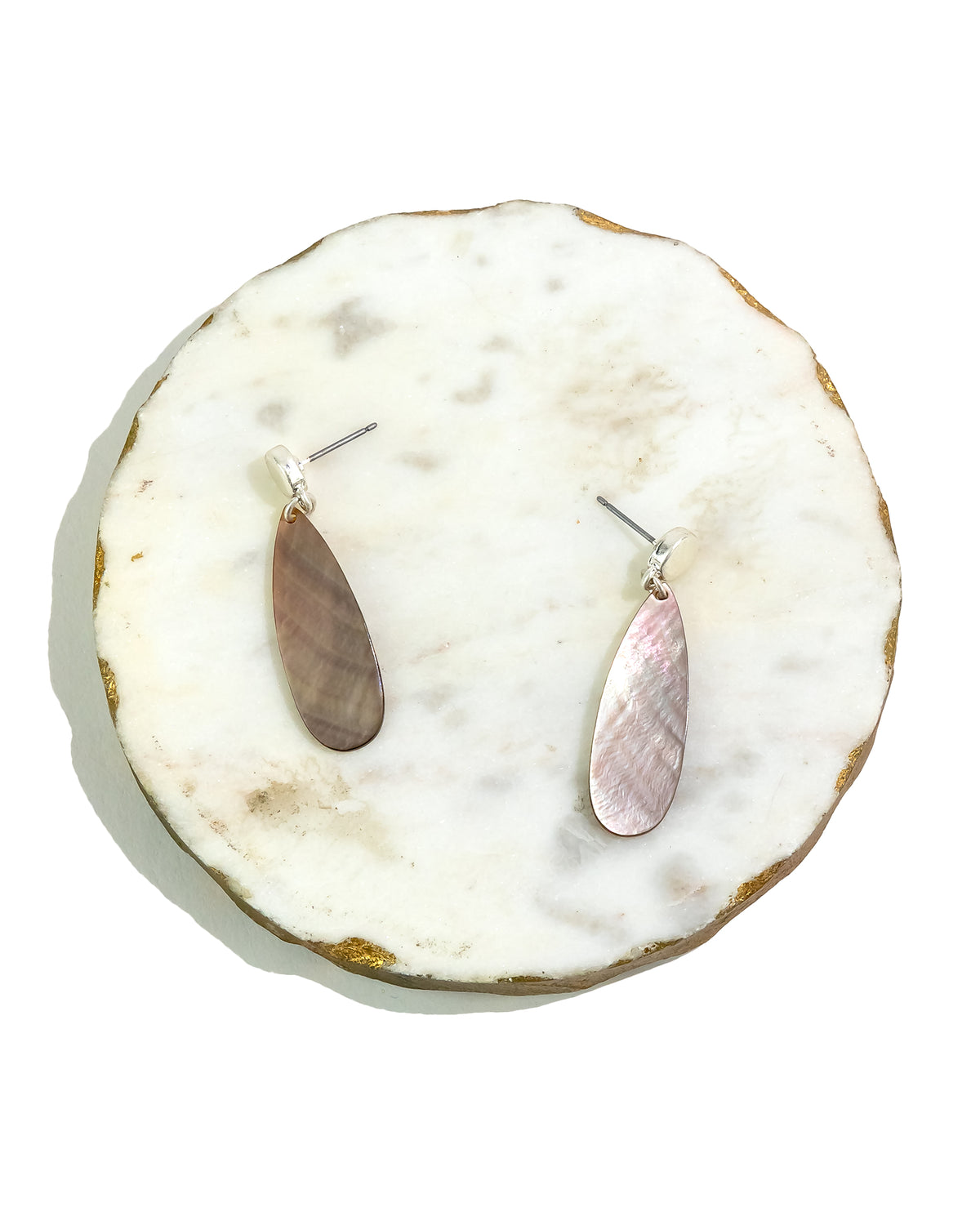 Seaside Serenity Shell Disc Earrings
