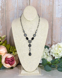 Scarlet Splendor Y-Necklace