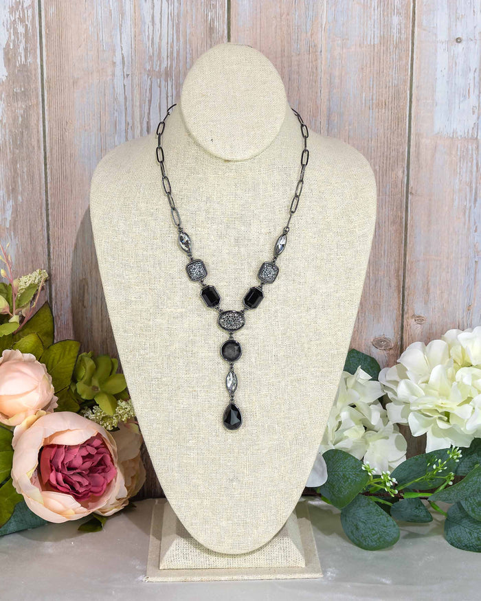 Scarlet Splendor Y-Necklace