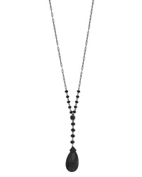Midnight Cascade Necklace displayed on white background – Dauplaise Jewelry