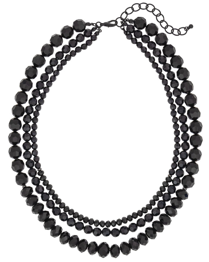 Twilight Symphony Necklace displayed on white background – Dauplaise Jewelry