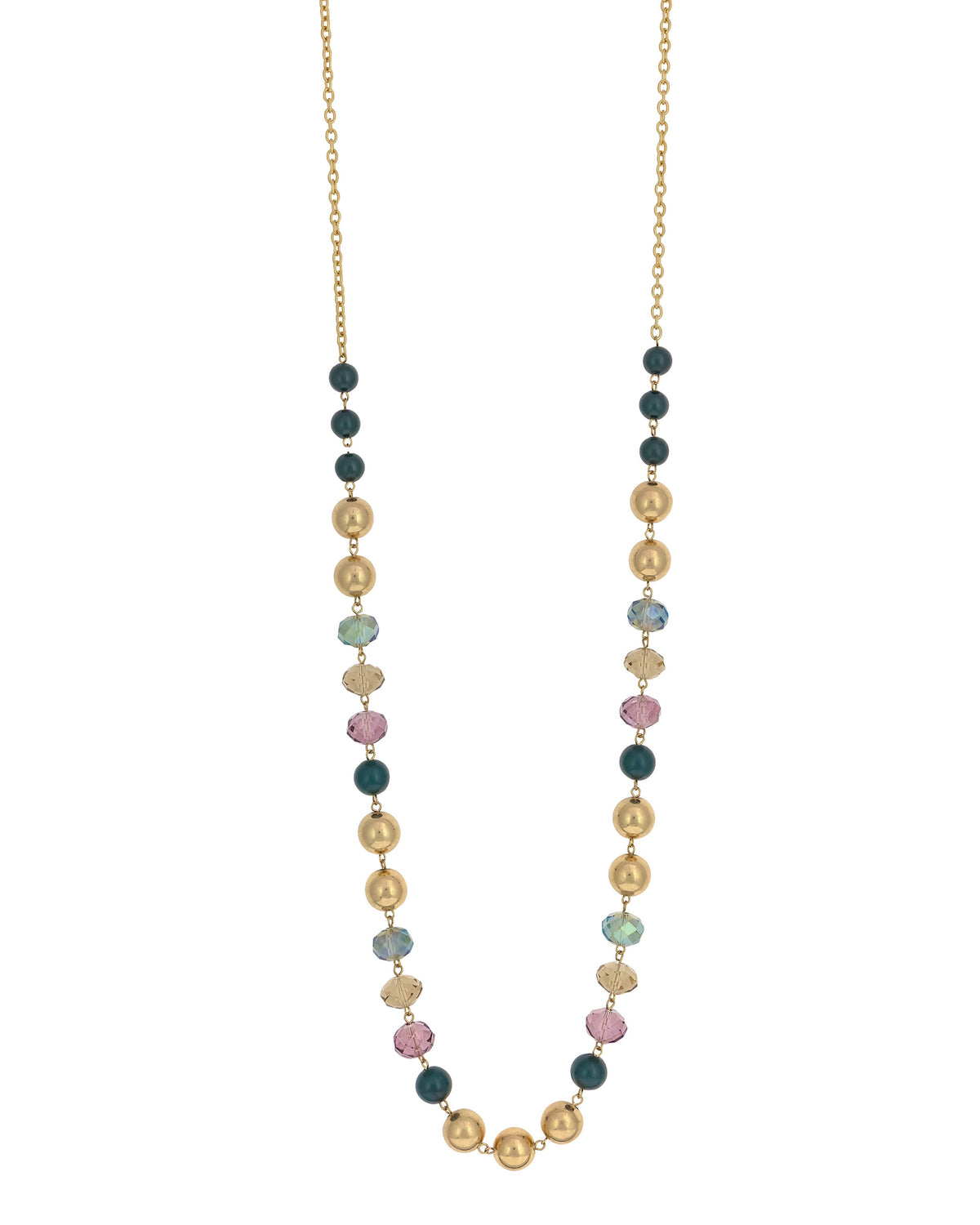 Prismatic Luxe Chain displayed on white background – Dauplaise Jewelry