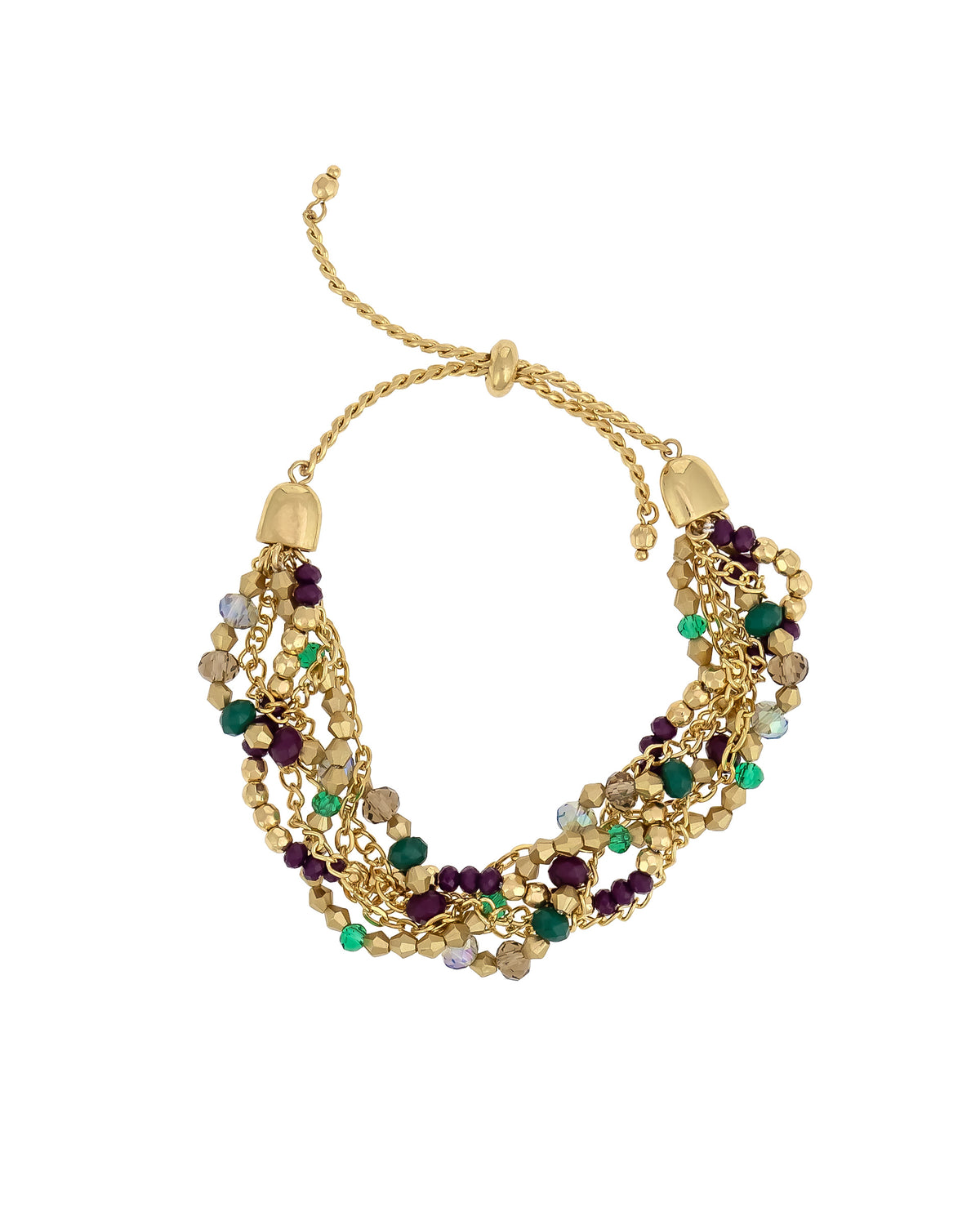 Radiant Twist Bracelet displayed on white background – Dauplaise Jewelry