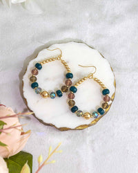 Golden Mosaic Hoops