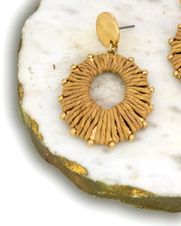 Natural Radiance Drop Earrings