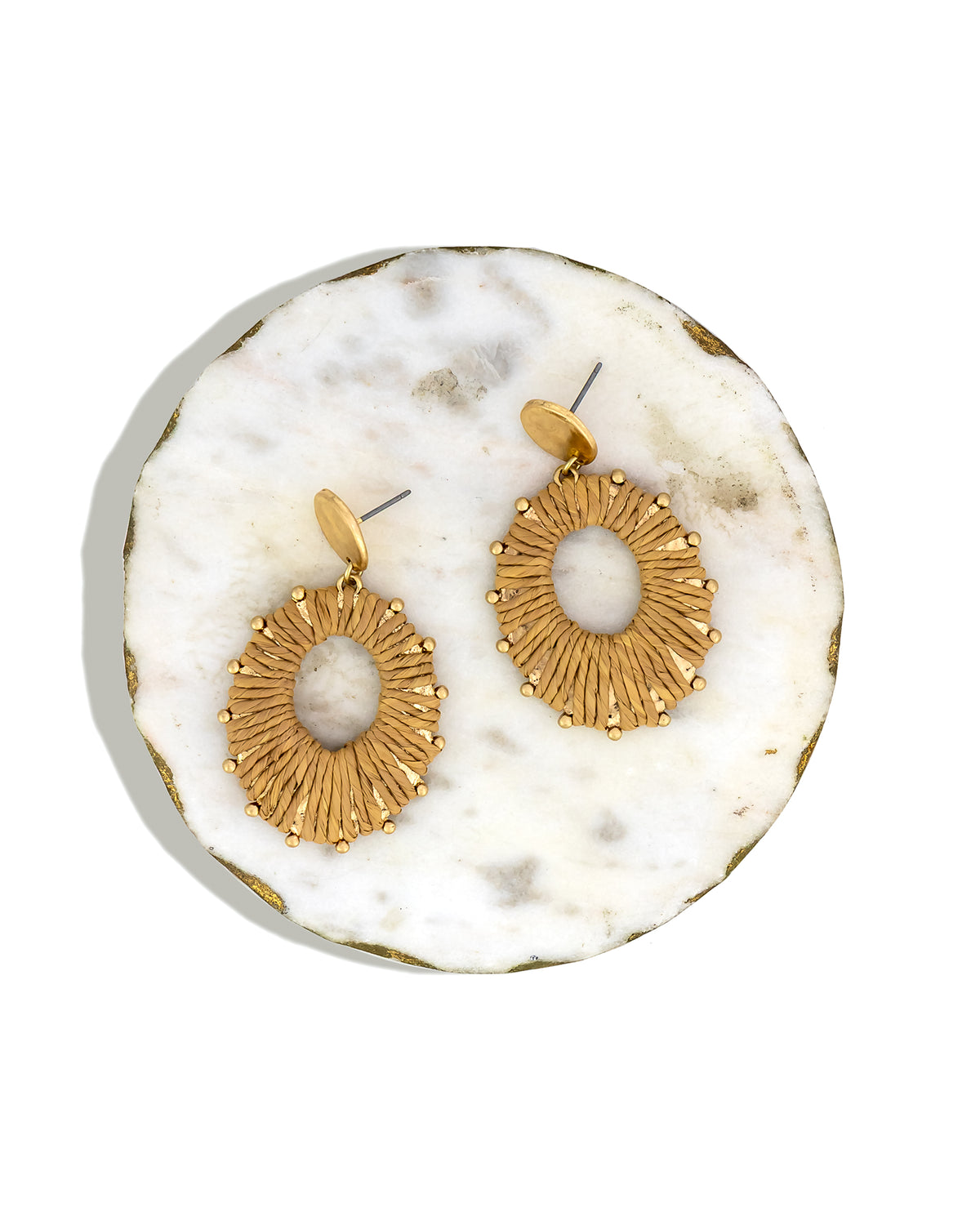 Natural Radiance Drop Earrings