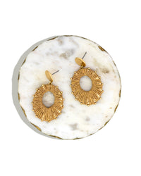 Natural Radiance Drop Earrings