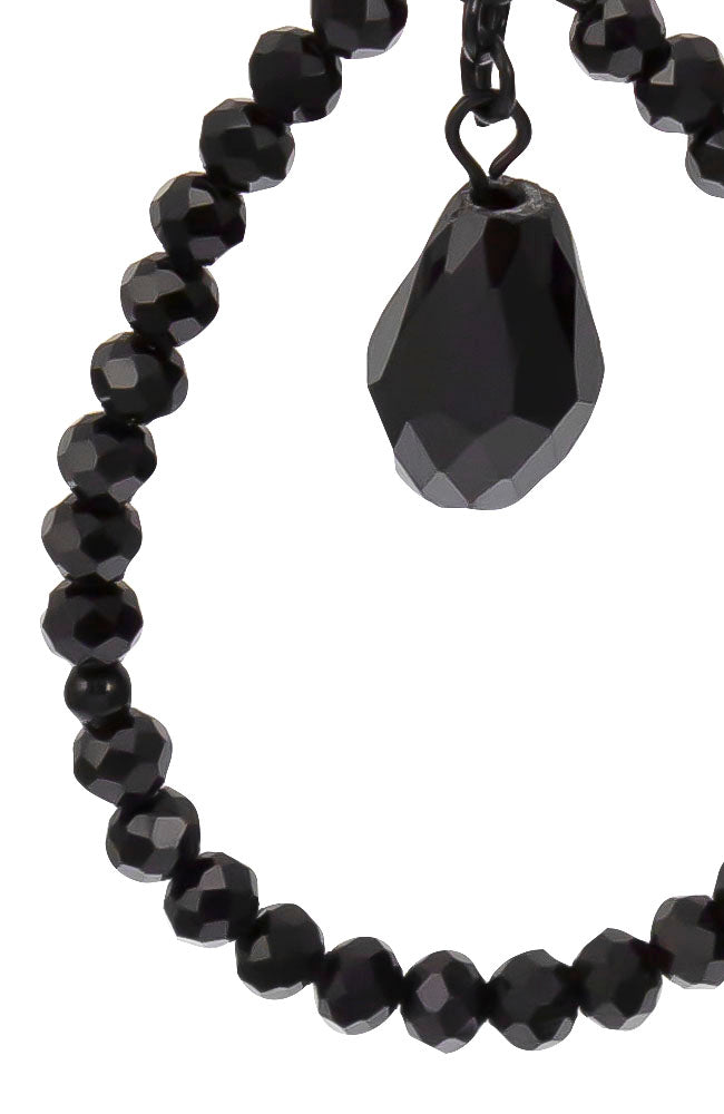 Dauplaise Jewelry - Jet Pear Earrings