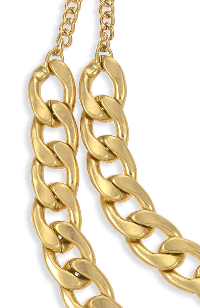 Dauplaise Jewelry - Gold Link Necklace