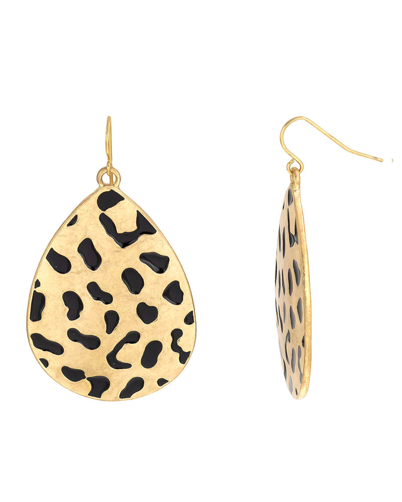 Dauplaise Jewelry - Animal Pear Shape Earrings