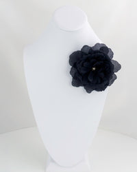 Dauplaise Jewelry - Delightful Fabric Flower Pin