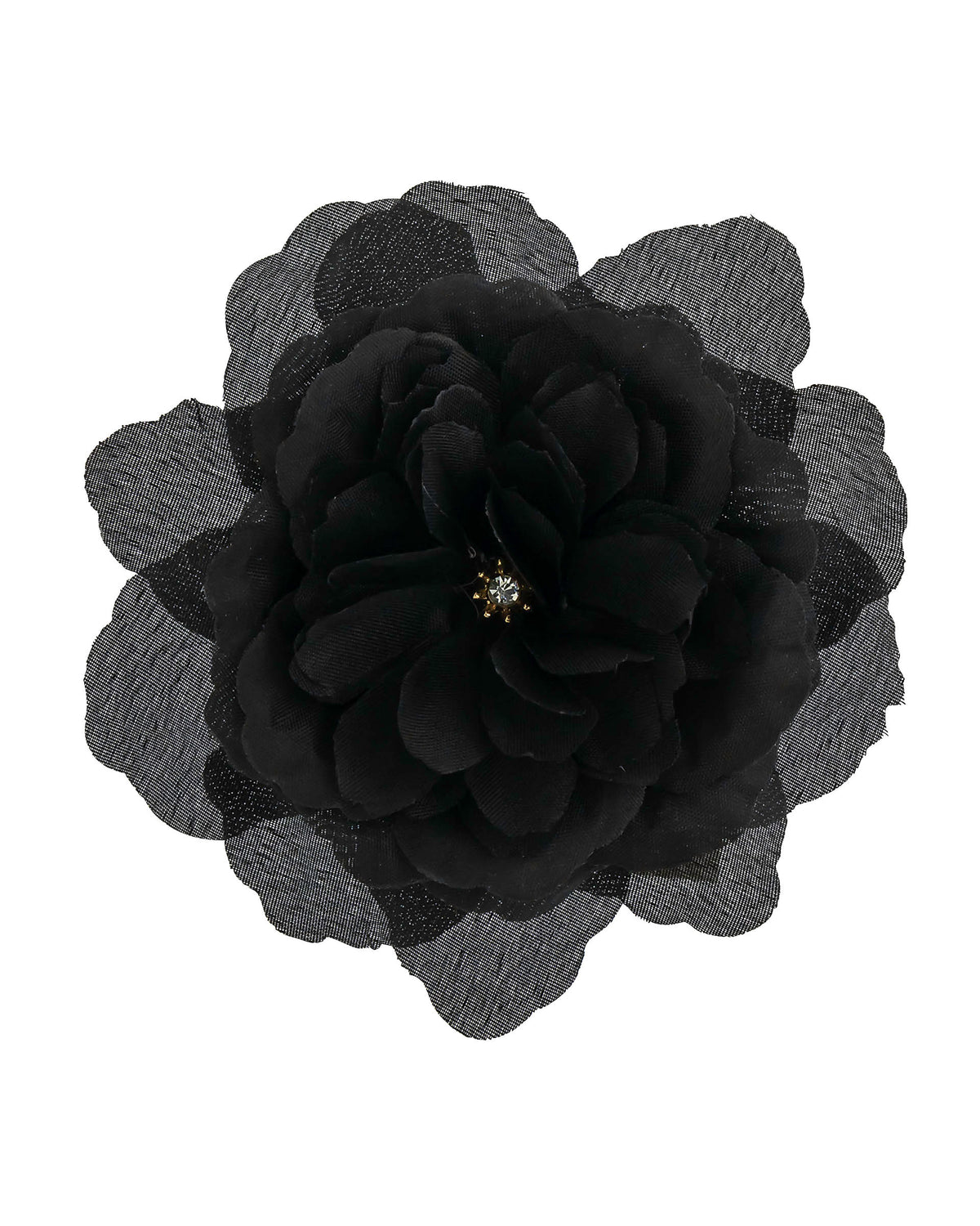 Dauplaise Jewelry - Delightful Fabric Flower Pin