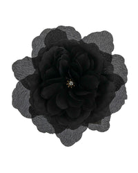 Dauplaise Jewelry - Delightful Fabric Flower Pin