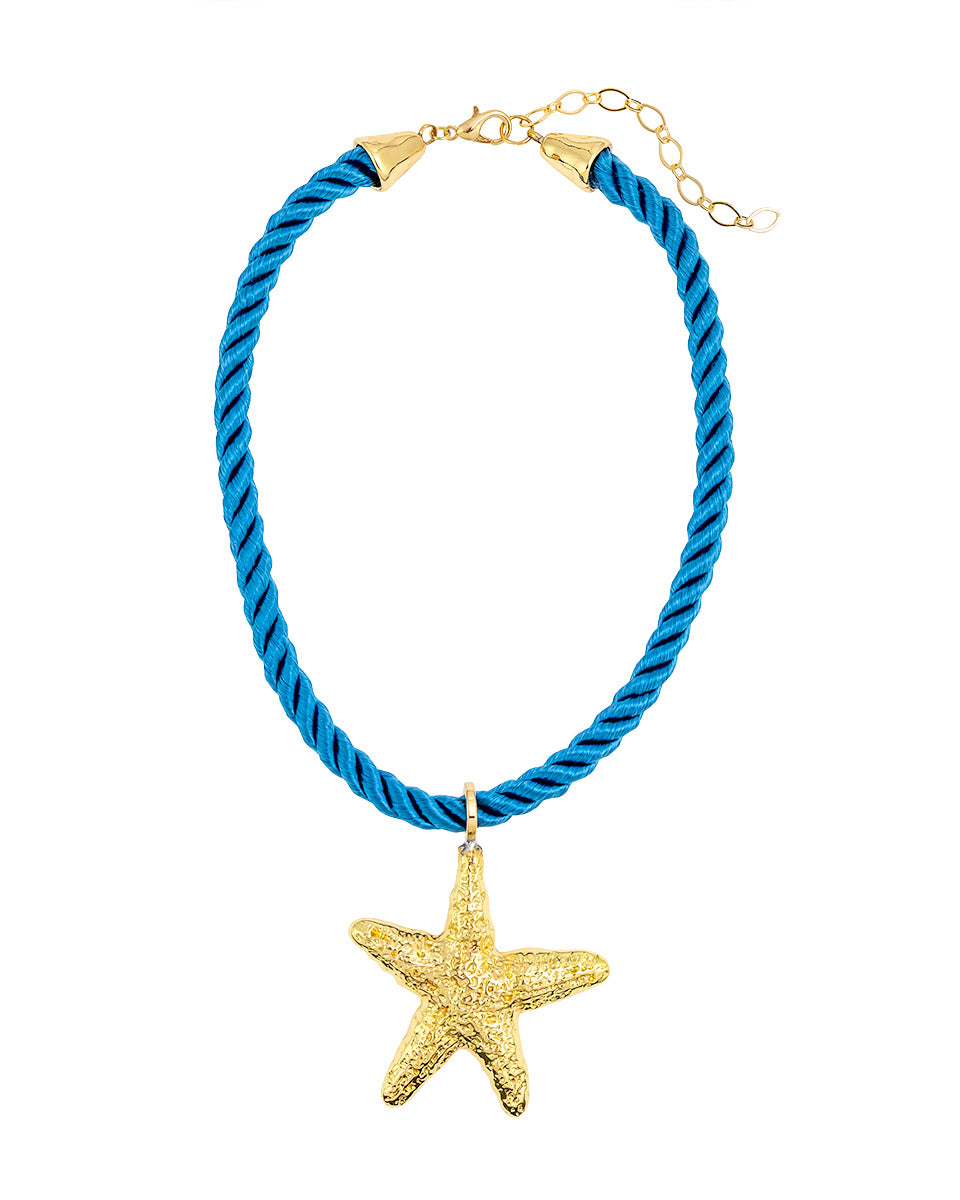 Dauplaise Jewelry - Starfish Rope Necklace