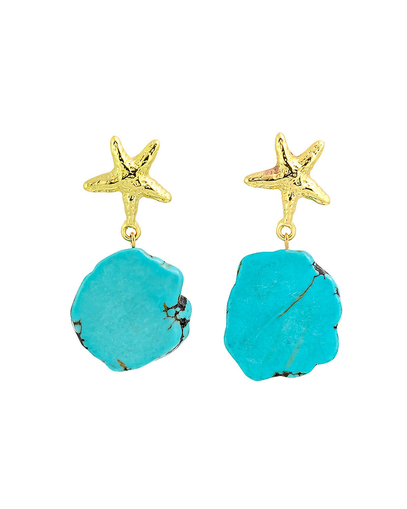 Dauplaise Jewelry - Turquoise on The Rocks Earrings