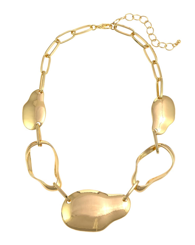 Dauplaise Jewelry - Sculpted Statement Necklace