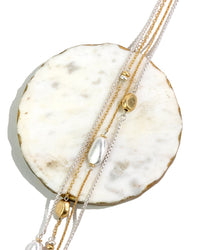 Radiant Fusion Nugget Station Necklace