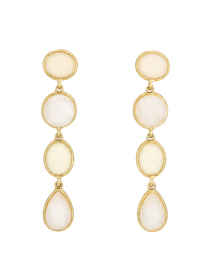Dauplaise Jewelry - Natural Ethereal Glow Drop Earrings