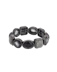 Eclipse Elegance Stretch Bracelet displayed on white background – Dauplaise Jewelry