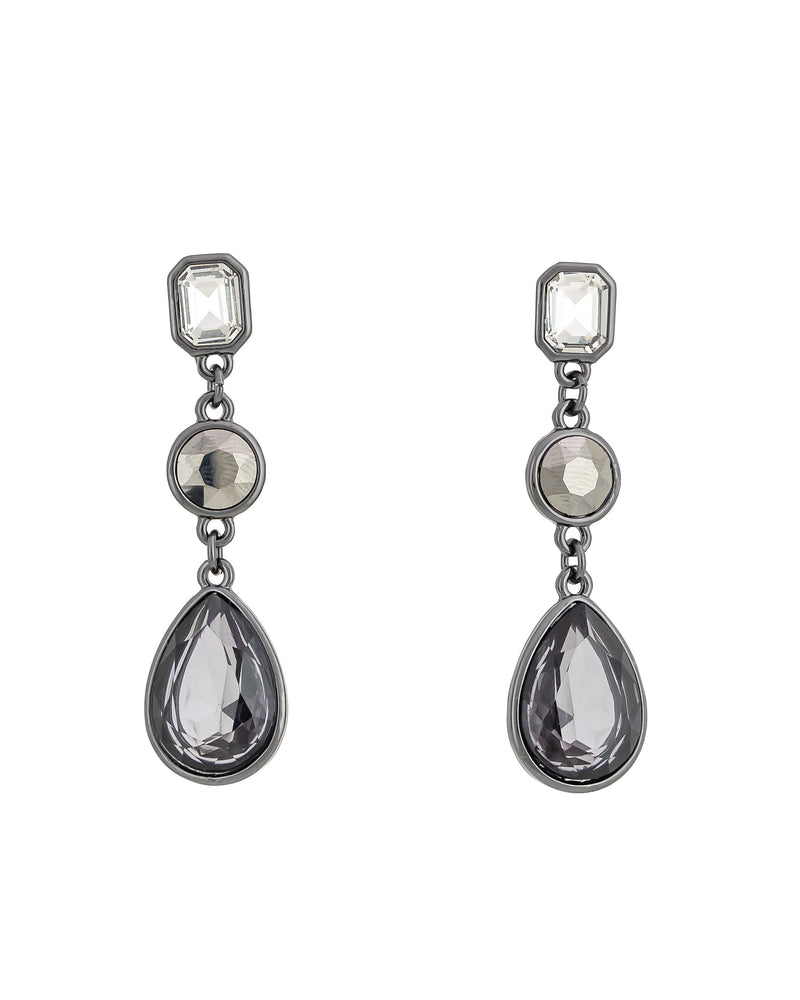 Dauplaise Jewelry - Obsidian Elegance Earrings