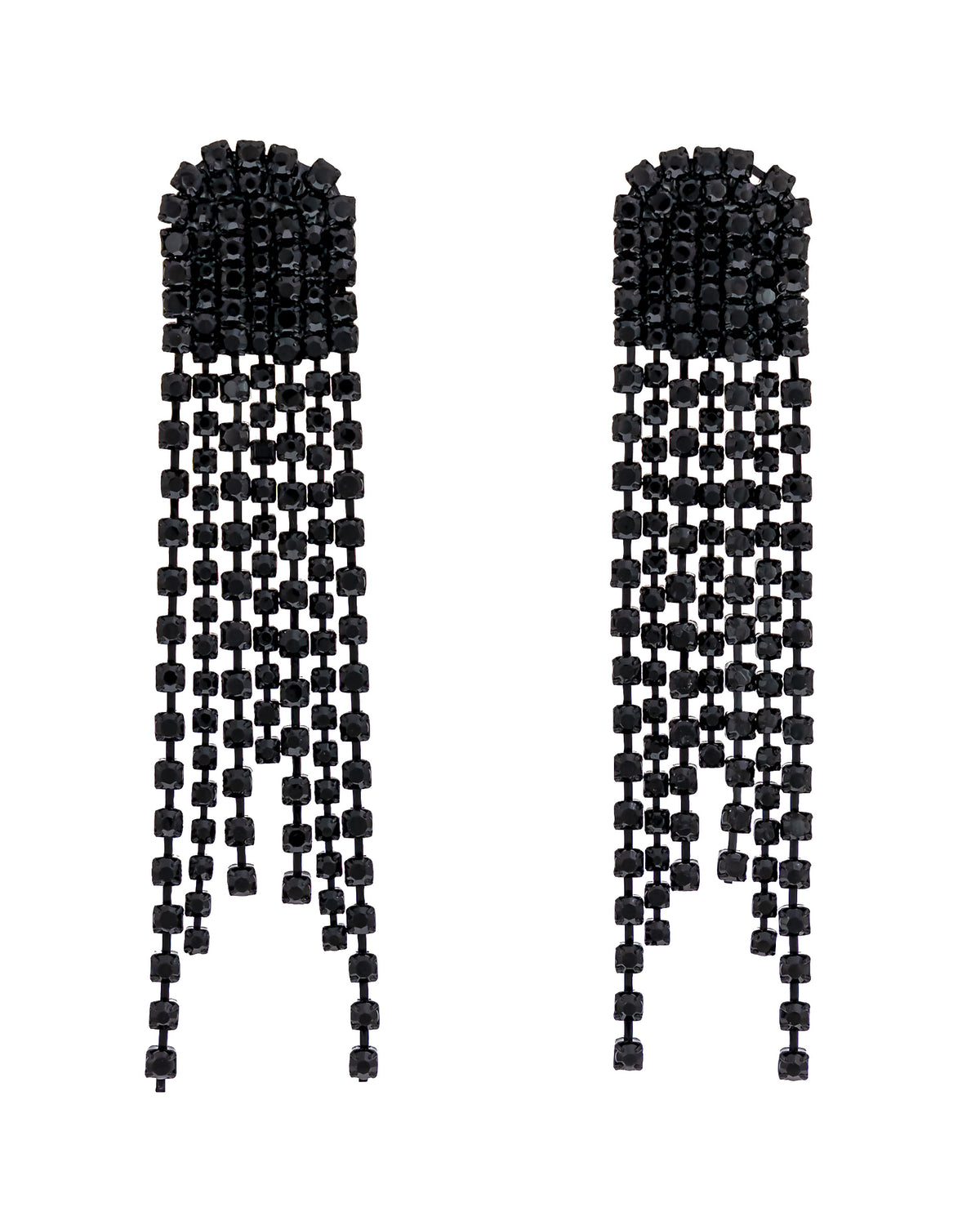 Noir Fringe Chandelier Drops