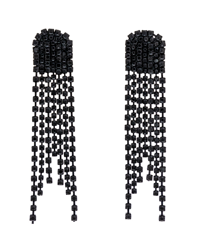 Noir Fringe Chandelier Drops