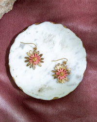 Daupaise Jewelry - Blooming Daisy Drop Earrings