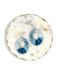 Azure Radiance Drop Earrings