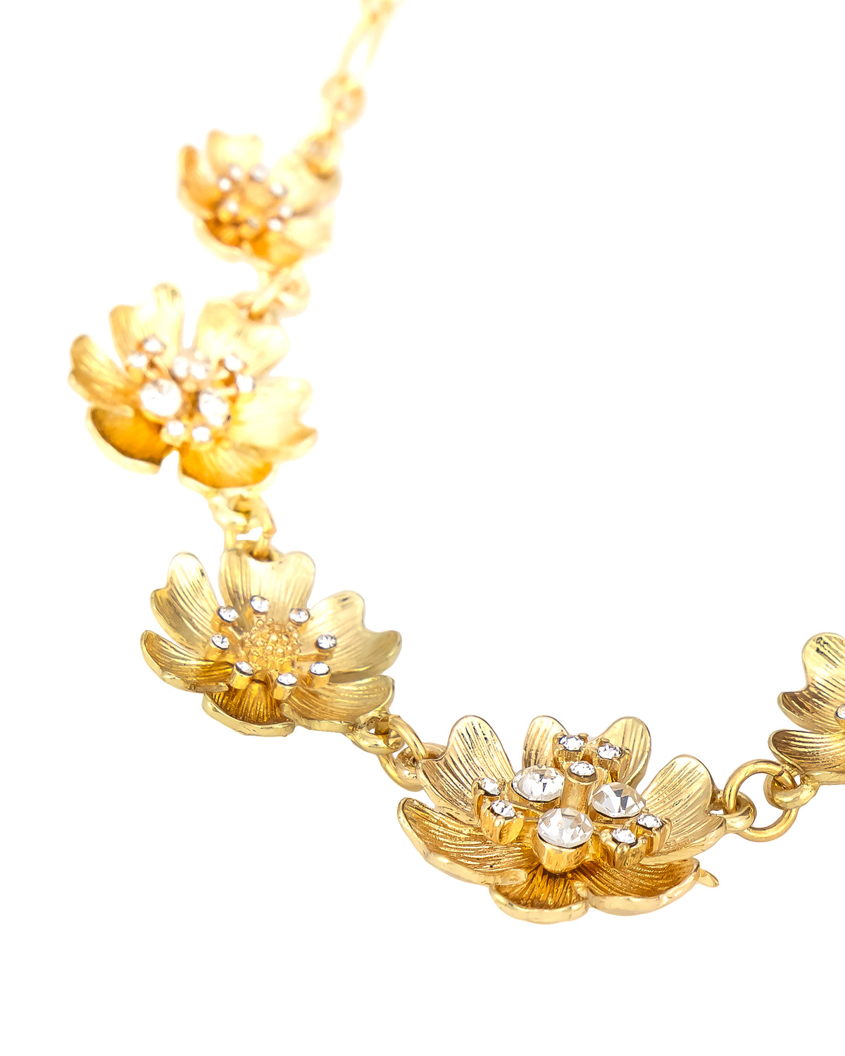 Golden Bloom Elegance Necklace