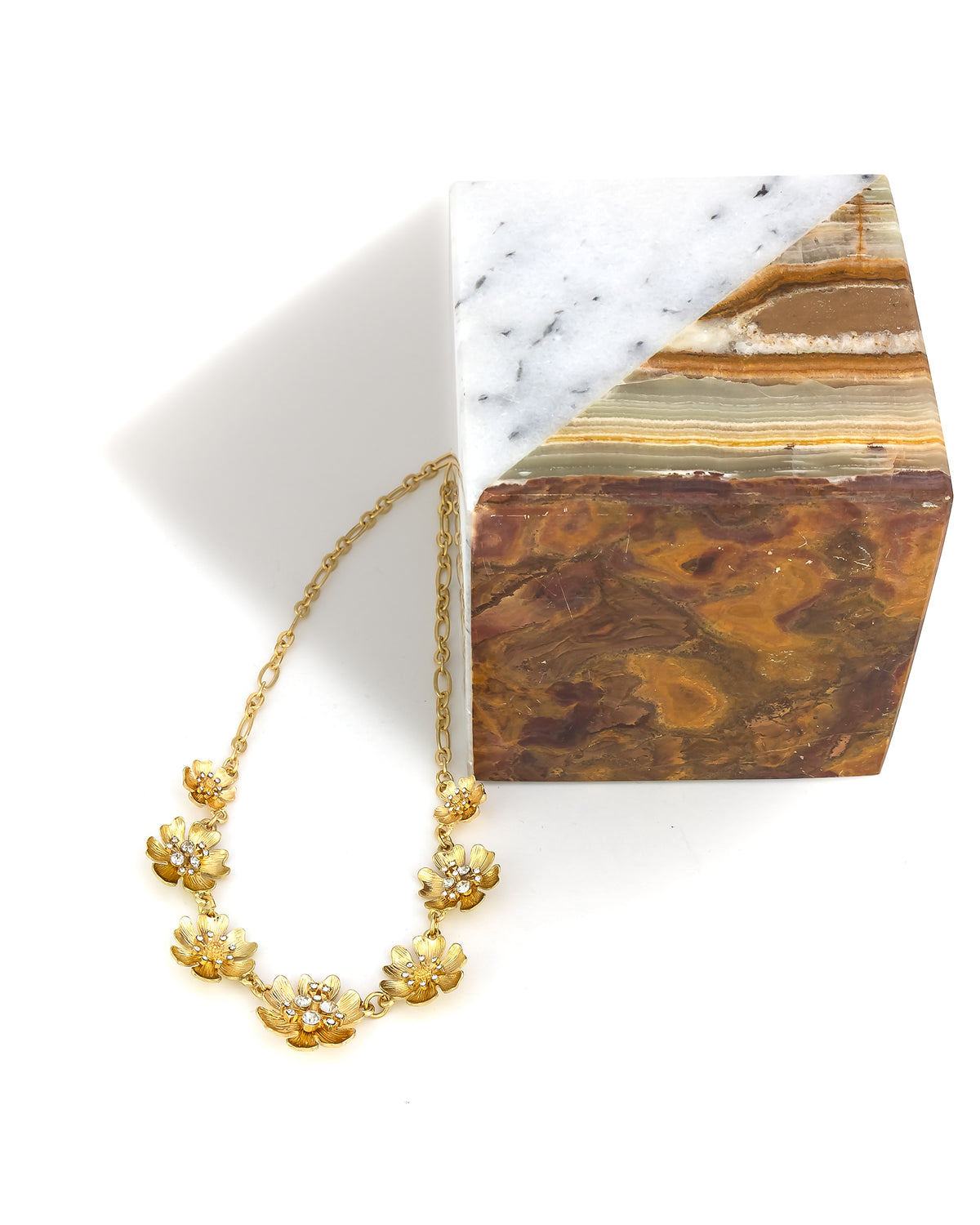 Golden Bloom Elegance Necklace