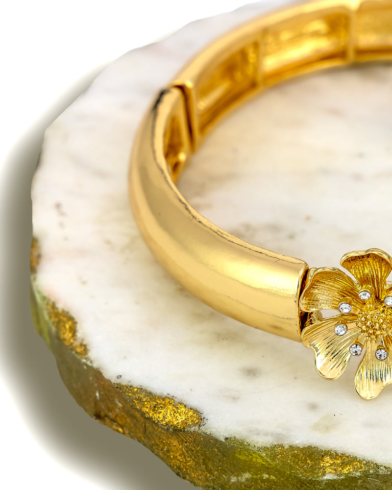 Golden Bloom Bangle