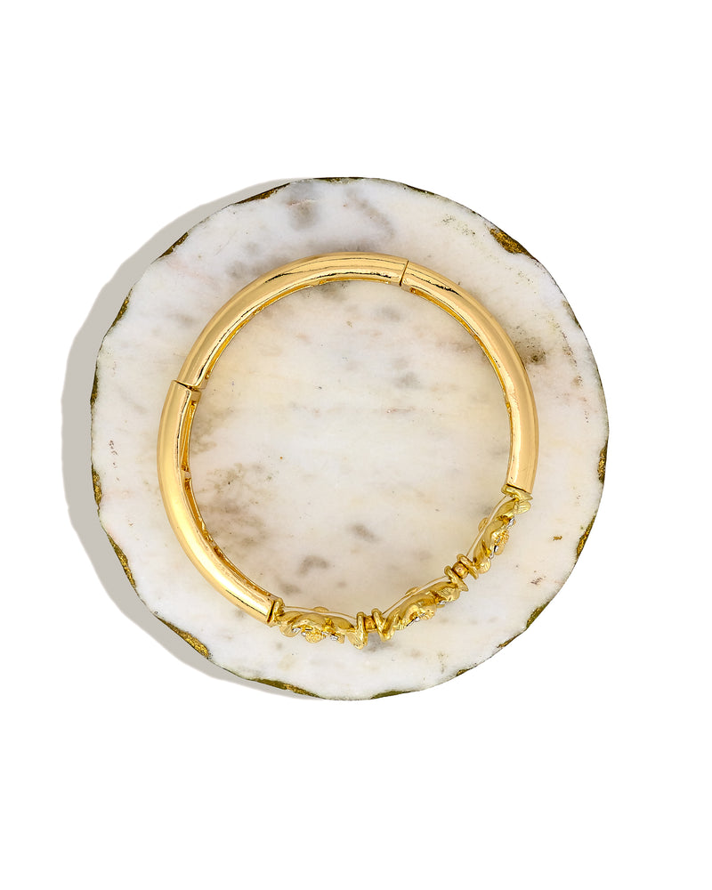 Golden Bloom Bangle