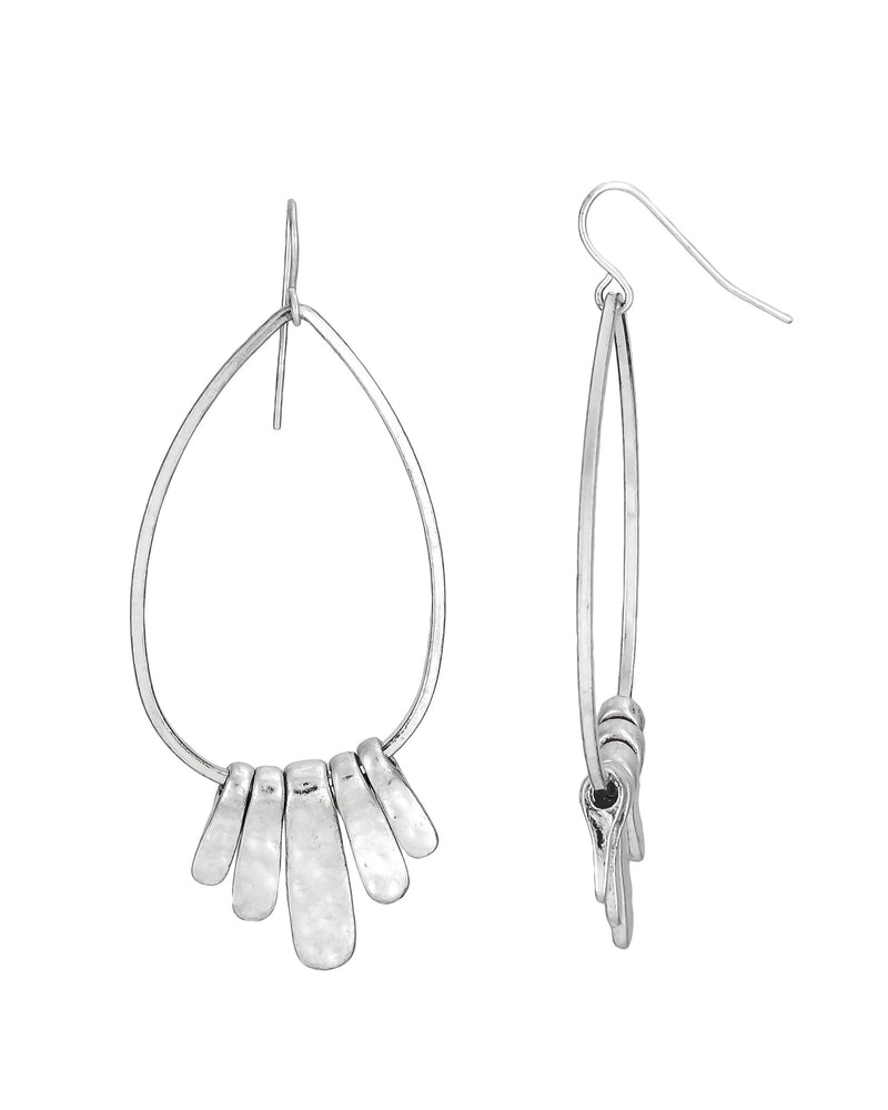 Dauplaise Jewelry - Pear-Shaped Drop Earrings