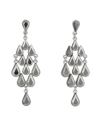 Lunar Teardrop Chandelier Earrings