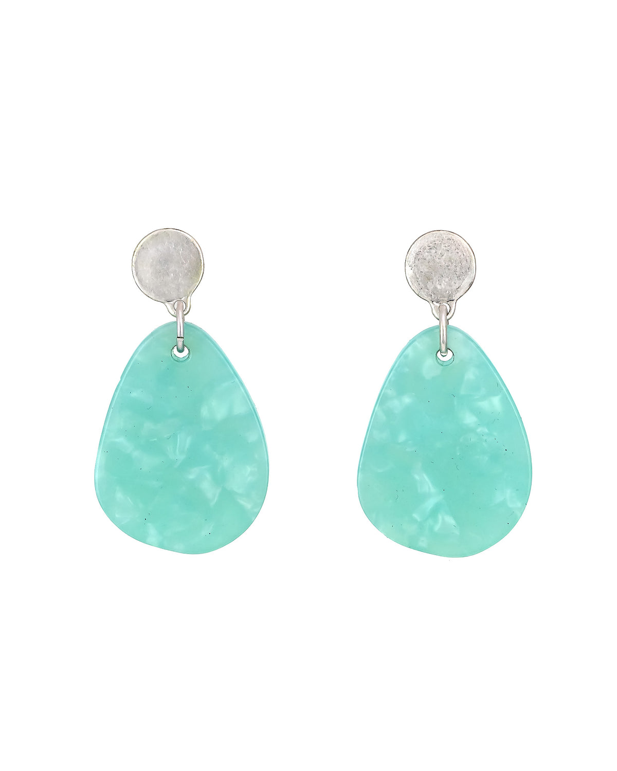 Aqua Veil Drop Earrings
