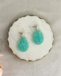 Aqua Veil Drop Earrings