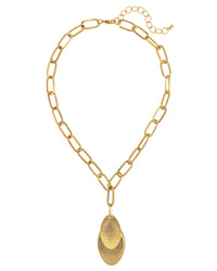 Dauplaise Jewelry - Golden Gala Linked Necklace