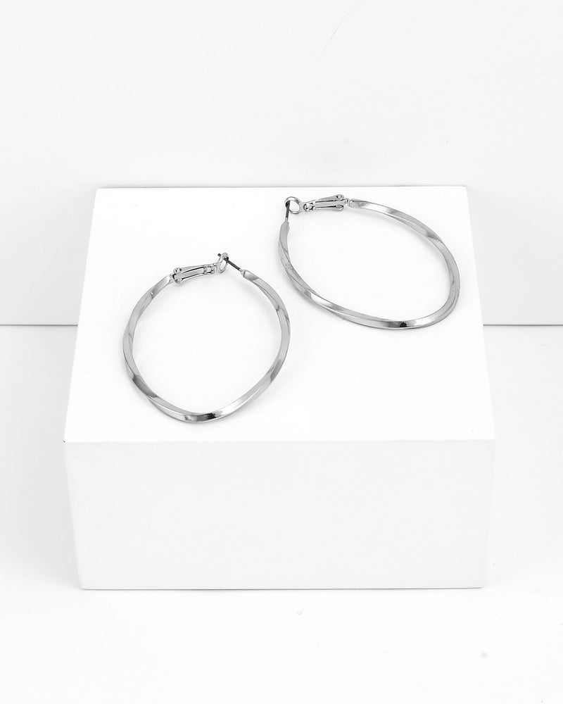 Daupliase Jewelry - Twisted Hoop Earrings