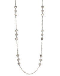 'Marry Me' Triple Heart Necklace displayed on white background – Dauplaise Jewelry