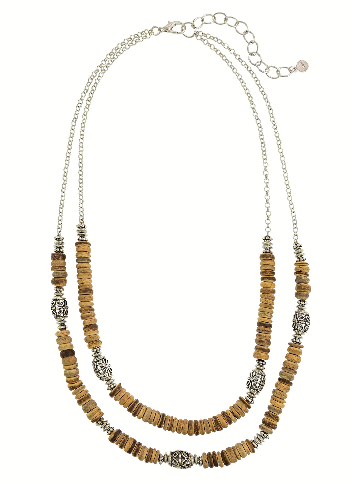 Ruby Rd. Natural Colored Bead Necklace