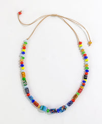 Dauplaise Jewelry - Adjustable Multi-Tone Bead Necklace