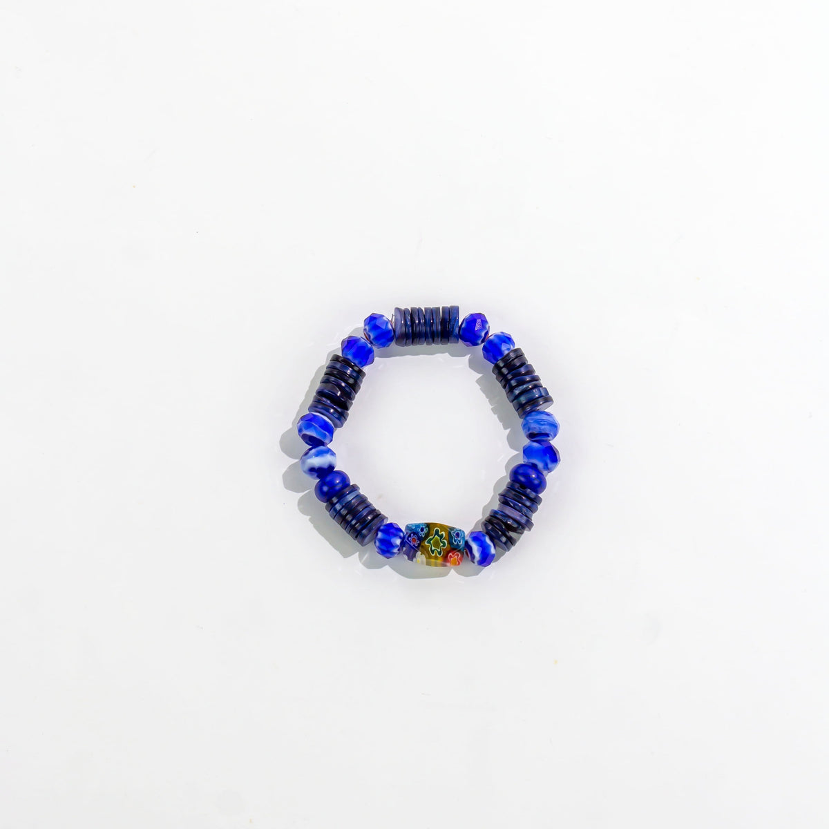 Dauplaise Jewelry Deep Blue Adjustable Bracelet