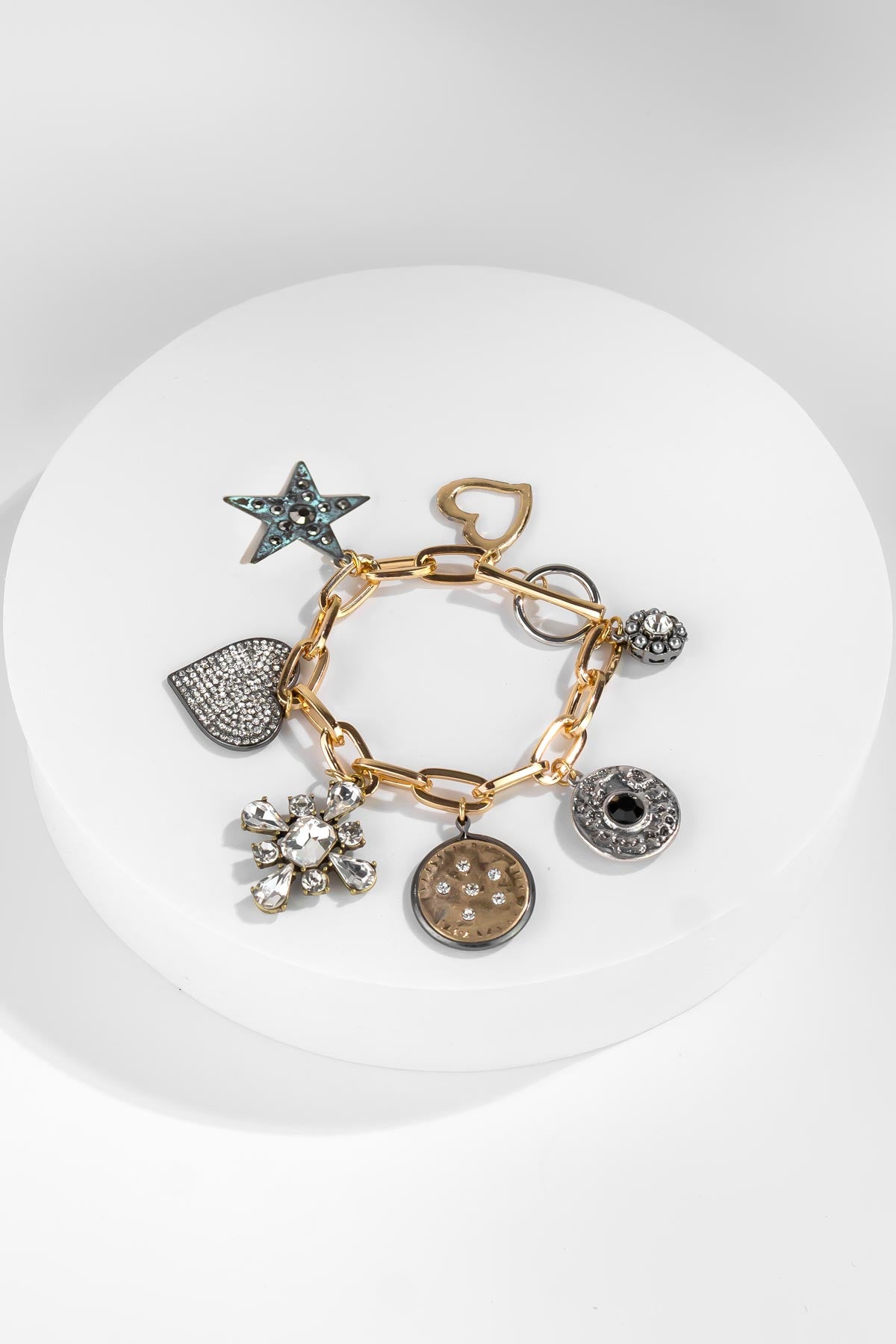 Dauplaise Jewelry - Upcycled Charm Bracelet