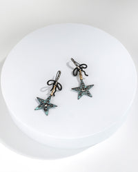 Dauplaise Jewelry - Upcycled Star Charm Drop Earrings