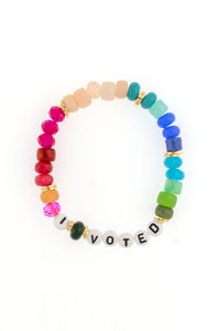 Dauplaise Jewelry - “I Voted” Bracelet in Multi-Gold