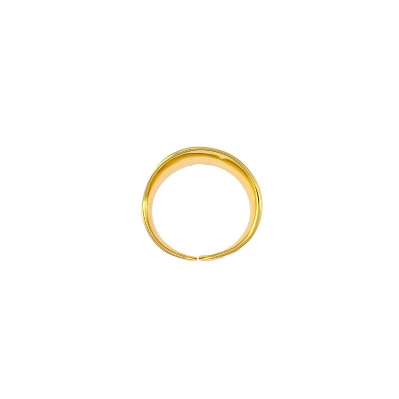 Dauplaise Jewelry - Zenia Adjustable Gold Ring