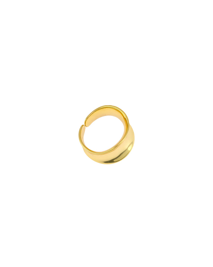 Dauplaise Jewelry - Zenia Adjustable Gold Ring